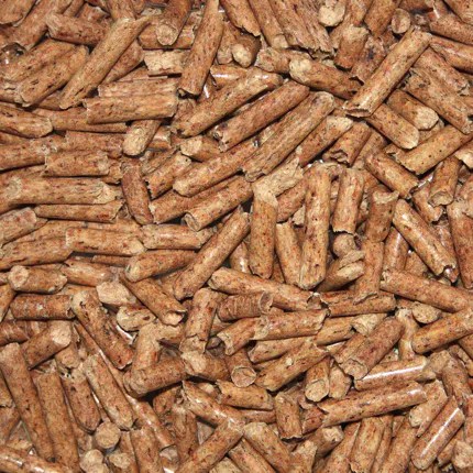 Losse houtpellets · silolevering